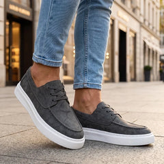 Ilio | Tenis de Piel Caqui Premium