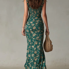 Aria | Vestido Maxi Verde