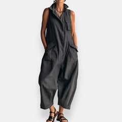 Gaia | Jumpsuit Oversize con Cuello Alto