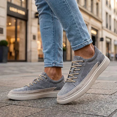 Enzo | Tenis de Gamuza Premium