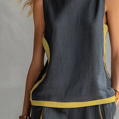 Elisa | Conjunto con Detalles en Contraste