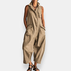 Gaia | Jumpsuit Oversize con Cuello Alto