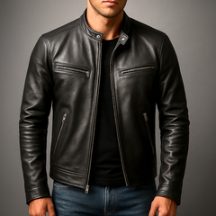Guido | Chamarra de Piel Vintage