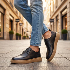 Gerardo | Tenis de Piel Bicolor
