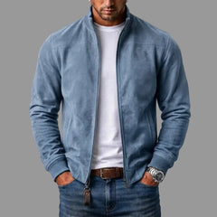 Corrado | Chamarra Bomber de Gamuza Premium