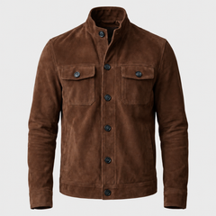 Tomaso | Chamarra de Gamuza Premium