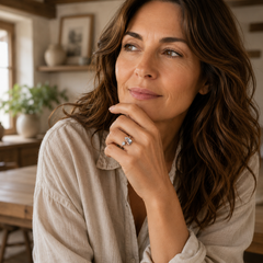 Abrazo Eterno — Anillo Ajustable con Grabado