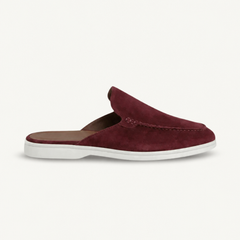 Yacht | Mocasín Abierto de Gamuza — Vino