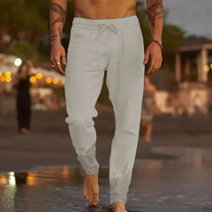 Mateo | Pantalones de Lino de Playa