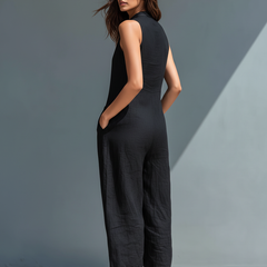 Adele | Jumpsuit Largo con Bolsas