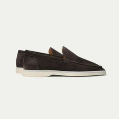 Classico | Mocasín de Gamuza — Café