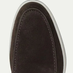 Classico | Mocasín de Gamuza — Café