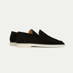 Classico | Mocasín de Gamuza — Negro