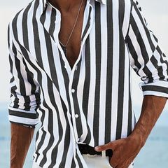 Emanuele | Camisa de Rayas de Sastre
