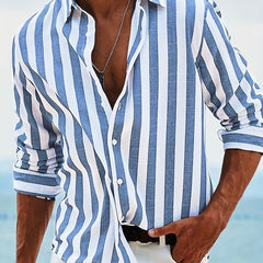 Emanuele | Camisa de Rayas de Sastre