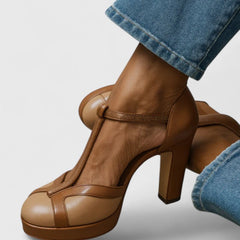 Elena | Zapatilla de Tacón Ortopédico