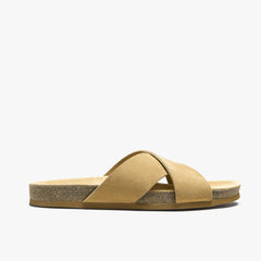 Amalfi | Sandalias de Gamuza — Arena