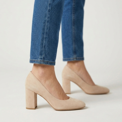 Sylvie | Zapatilla de Tacón Ancho