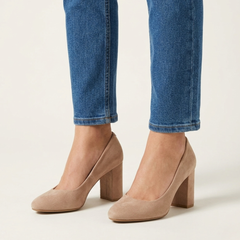 Sylvie | Zapatilla de Tacón Ancho