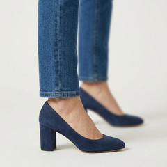 Sylvie | Zapatilla de Tacón Ancho