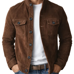 Tommaso | Bomber Scamosciato Premium