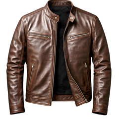 Guido | Chamarra de Piel Vintage