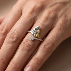 Abrazo Eterno — Anillo Ajustable