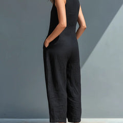 Letizia | Jumpsuit Minimalista sin Mangas