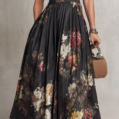Iris | Vestido de Satín Plisado