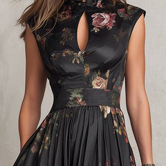 Iris | Vestido de Satín Plisado
