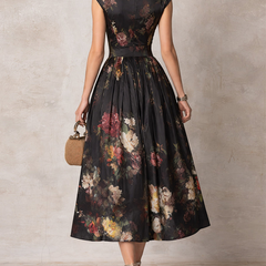 Iris | Vestido de Satín Plisado