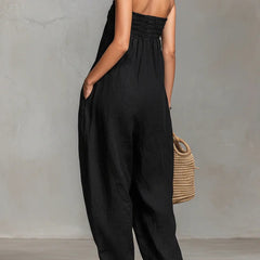 Ninetta | Jumpsuit de Verano sin Tirantes con Moño