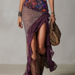 Delia | Vestido Maxi Animal Print