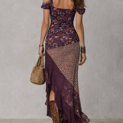 Delia | Vestido Maxi Animal Print
