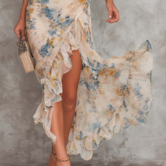 Emma | Vestido de Chifón Beige