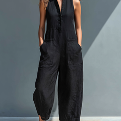 Adele | Jumpsuit Largo con Bolsas