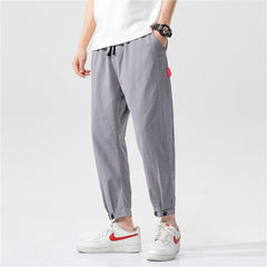 Theo | Pantalones Ajustados de Algodón