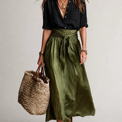 Martina | Vestido Maxi de Un Hombro