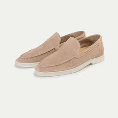 Classico | Mocasín de Gamuza — Beige