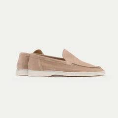 Classico | Mocasín de Gamuza — Beige