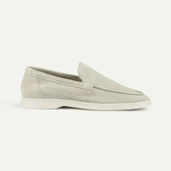 Classico | Mocasín de Gamuza — Crema