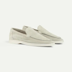 Classico | Mocasín de Gamuza — Crema