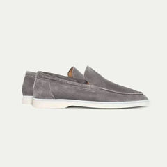 Classico | Mocasín de Gamuza — Gris