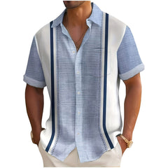 Matteo | Camisa Resort de Rayas Verticales