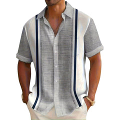 Matteo | Camisa Resort de Rayas Verticales