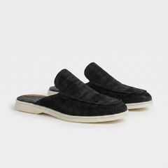 Yacht Croco | Mocasín Abierto — Negro · Edición Limitada